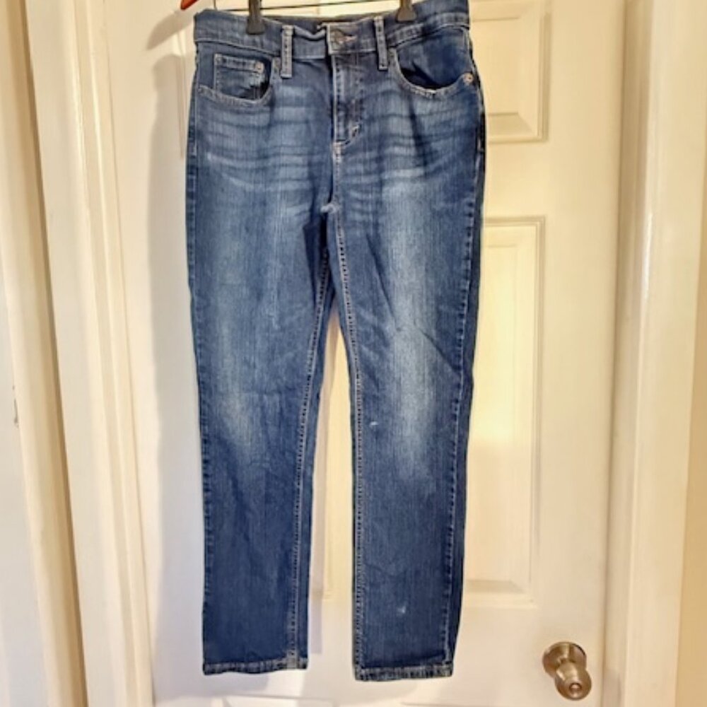 Banana Republic, boyfriend jeans, medium wash, size 27/4